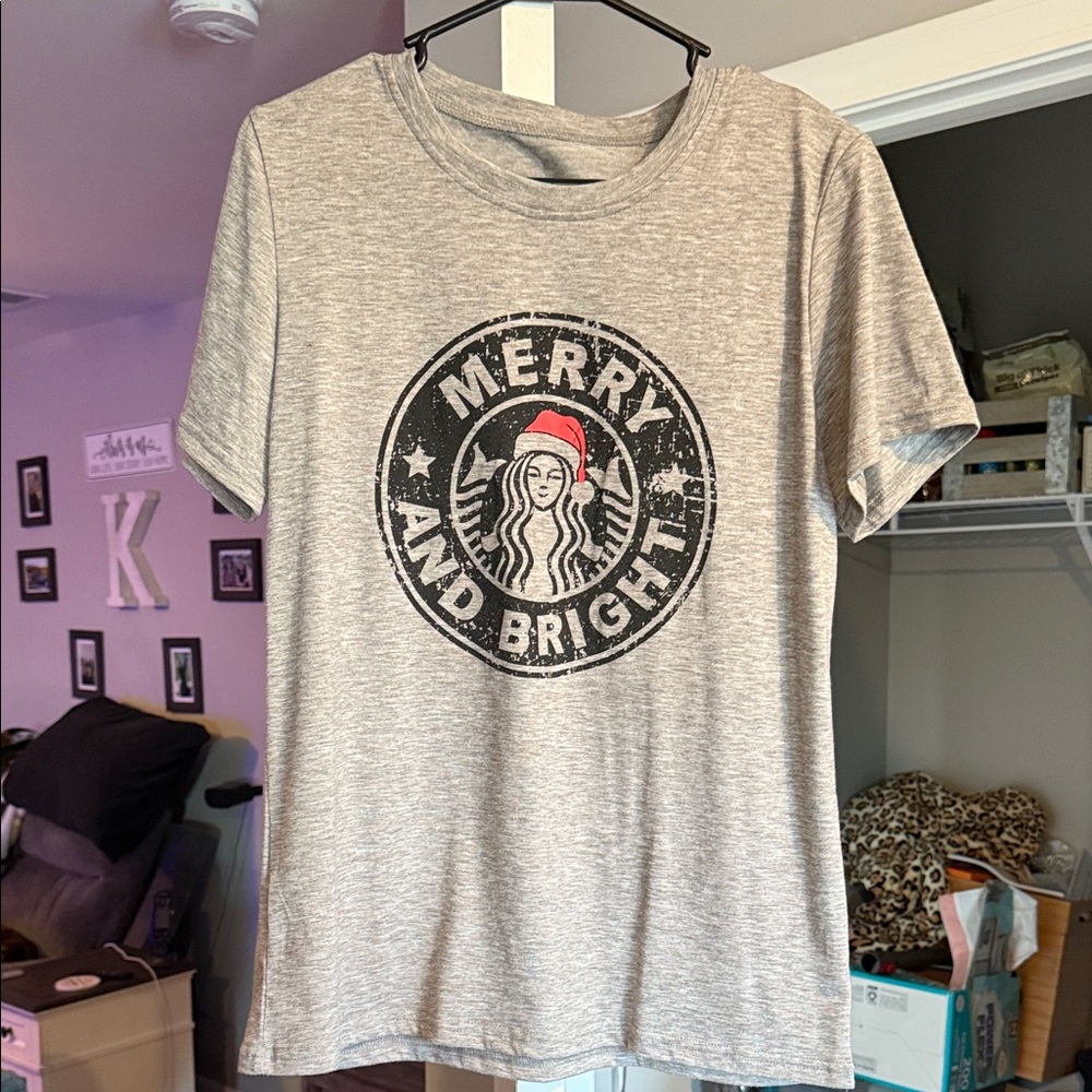 Women’s M Merry and Bright Shirt